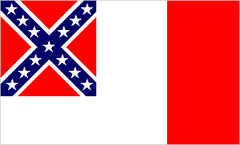 3x5 3rd National Confederate Flag