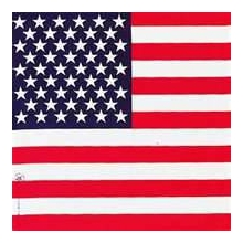 American flag bandana