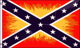 3x5 Confederate Flag, sunburst