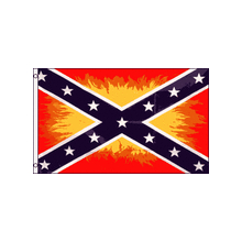 3x5 Confederate Flag, sunburst
