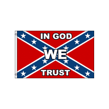 3x5 Confederate Flag, In God We Trust