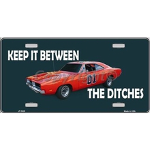 Keep it Between the Ditches (license plate)