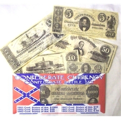 Confederate Currency Battle Money Set