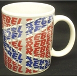 Rebel Flag White Mug 