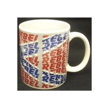 Rebel Flag White Mug 