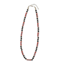 Black Bead With Long Confederate Beads 