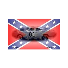 fading general lee license plate