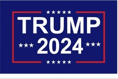 Trump Flag 2024 Blue