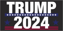 Trump 2024 Stars and Stripes Sticker