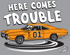 #01 Here Comes Trouble (front Youth design)