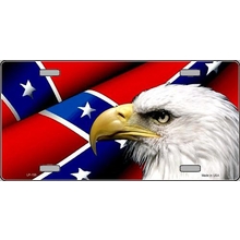 Rebel Flag With Eagle 