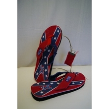 Rebel Flag Flip Flops