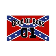 rebel good ole boys license plate